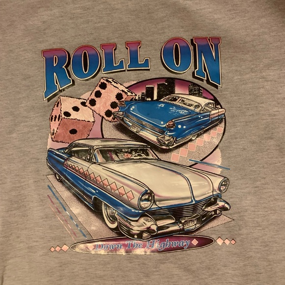 Men’s Large Shein “Roll On” Graphic T-Shirt. - Picture 2 of 3